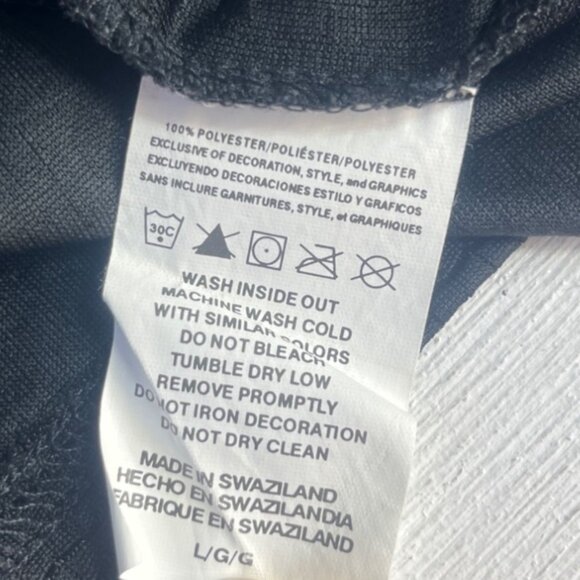 NFL Team Apparel Pittsburgh Steelers Golf Polo Shirt Mens Large Black - Picture 6 of 6